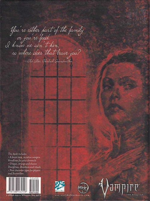 Vampire the Requiem - Bloodlines the Hidden (B Grade) (Genbrug)